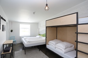 Family Room with Shared Bathroom room