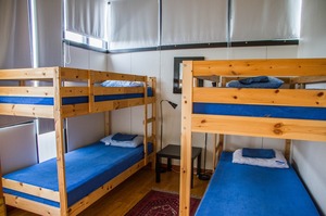 4 Person bunk bed shared facilities room
