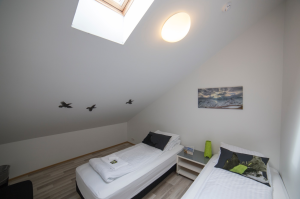 TWIN/SGL standard room with shared facilities room